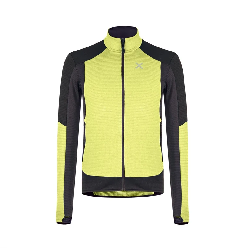 Stretch Color Secondo Strato Uomo Verde Lime