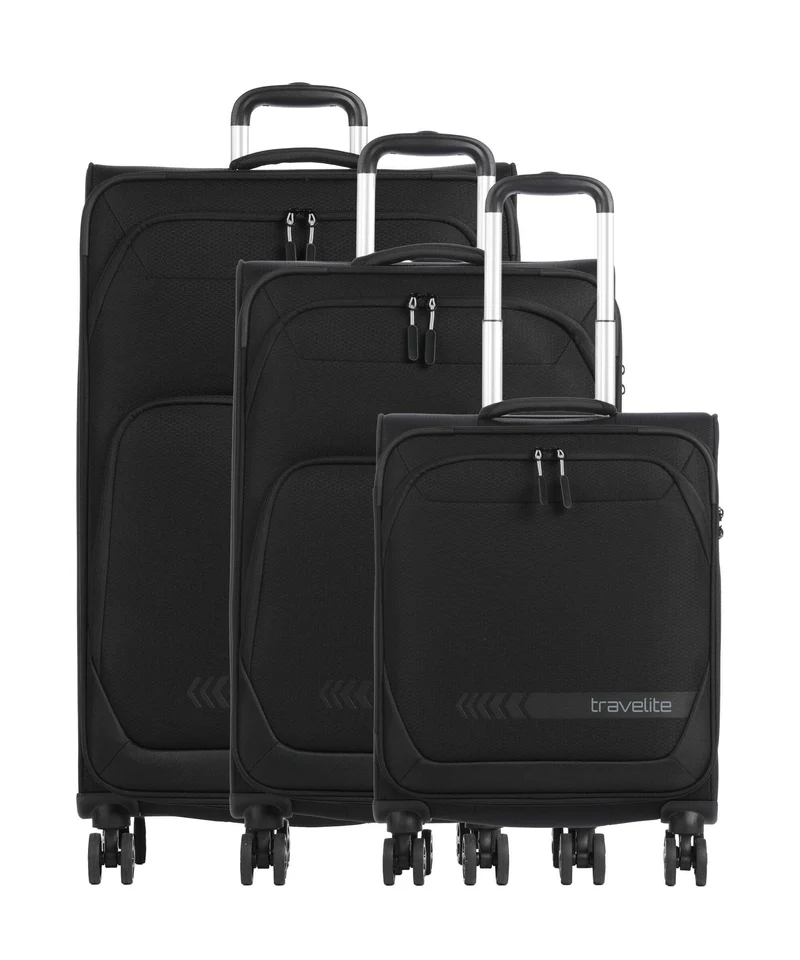 Travelite Kick Off Set valigie trolley (4 ruote) black