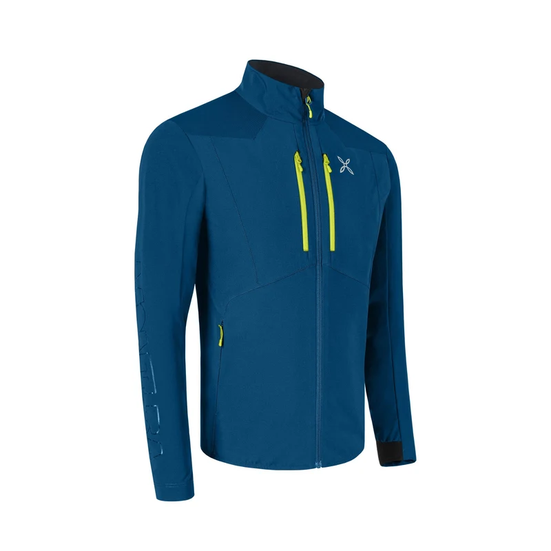 Spitze Jkt Secondo Strato Uomo Deep Blue Verde Lime