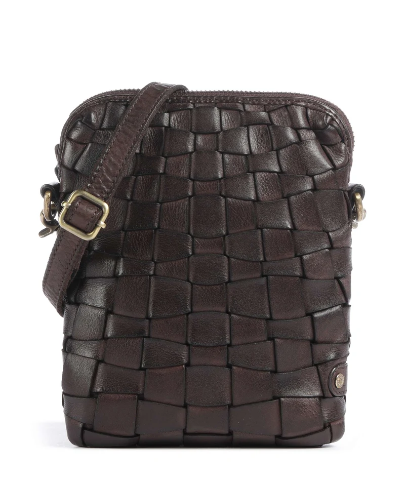 Depeche Warsaw Borsetta porta cellulare dark brown