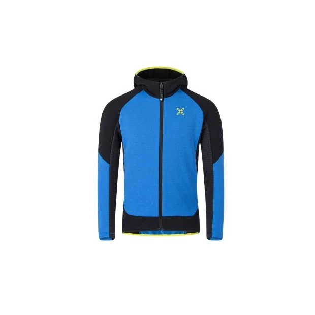Sky Plus Maglia Kids Secondo Strato Bambino Blu Cenere Verde Lime