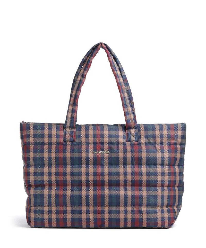 Mandarina Duck Tartan Borsa shopper tartan brown