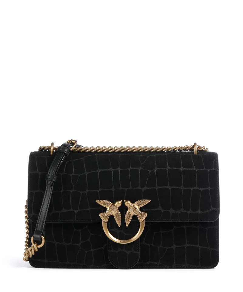 Pinko Love One Classic Borsa a spalla nero/antique gold