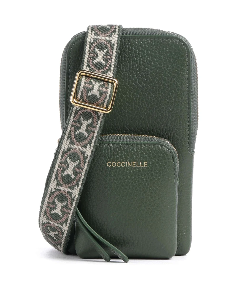 Coccinelle Pixie Borsetta porta cellulare garden green