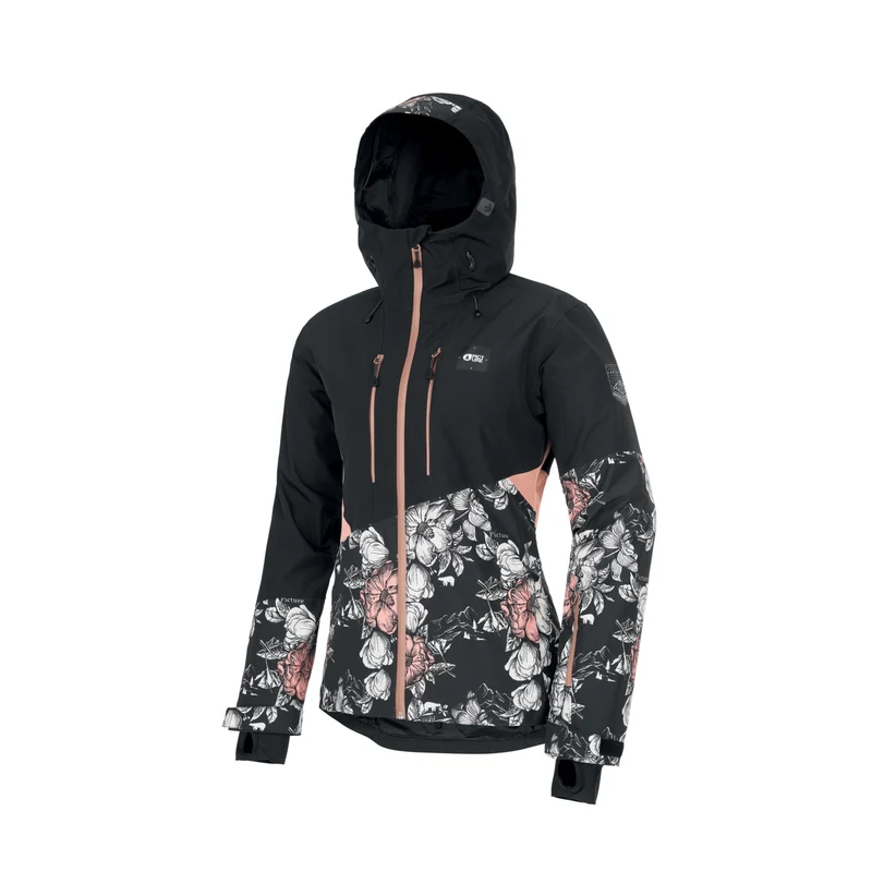 Seen Jkt Giacca Snowboard Donna Peonies Black