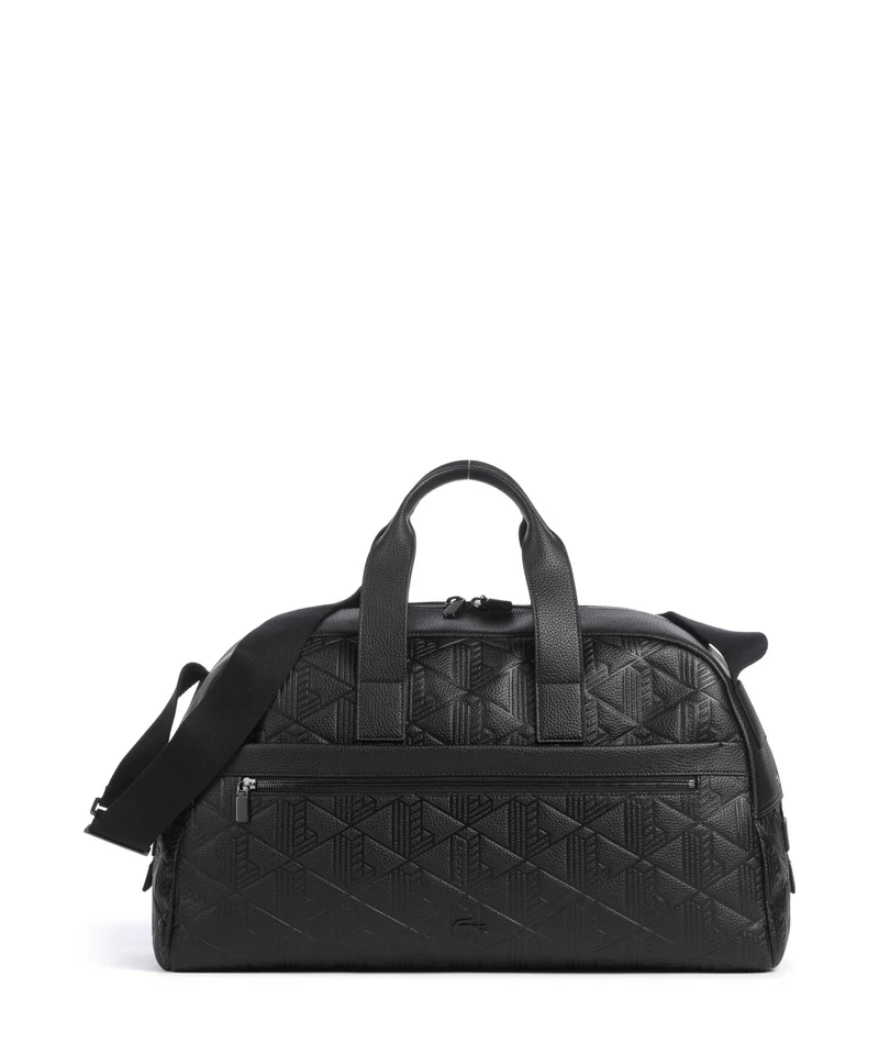 Lacoste Megagrain Borsone da weekend noir