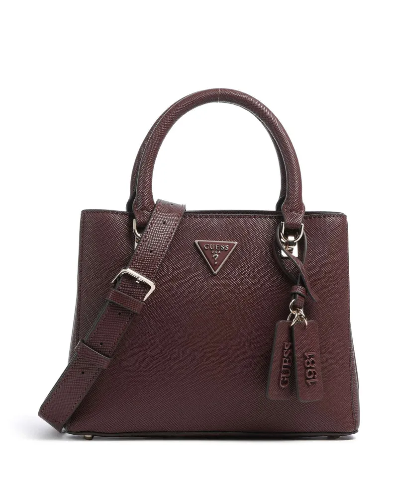 Guess Noelle II Small Borsa a mano burgundy