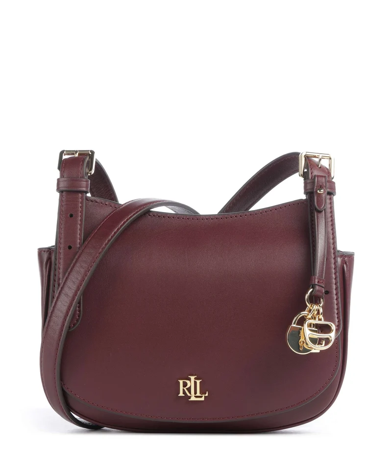 Lauren Ralph Lauren Marcy Medium Borsa a tracolla dark garnet