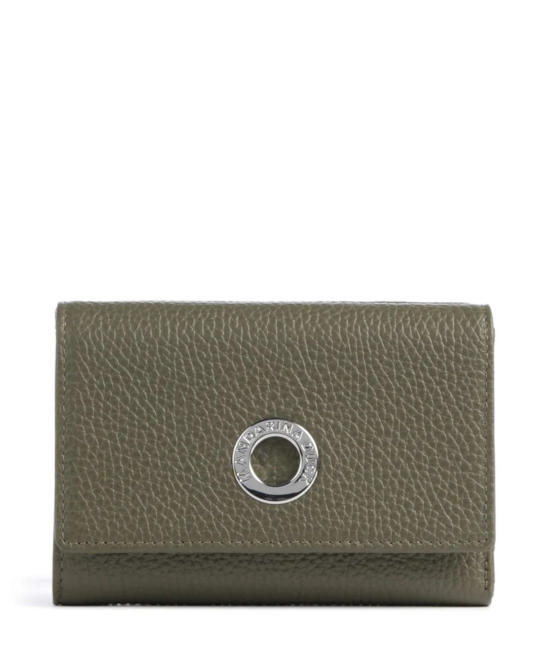 Mandarina Duck Mellow Leather Portafoglio winter olive
