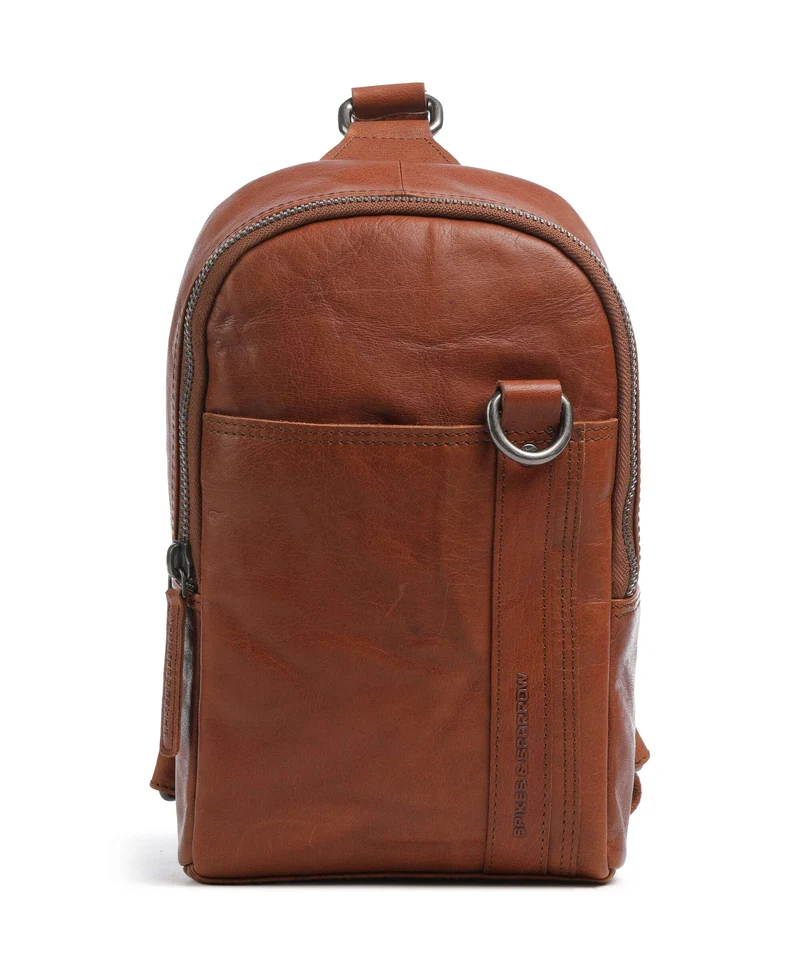 Spikes & Sparrow Bronco Washington Borsa sling brandy