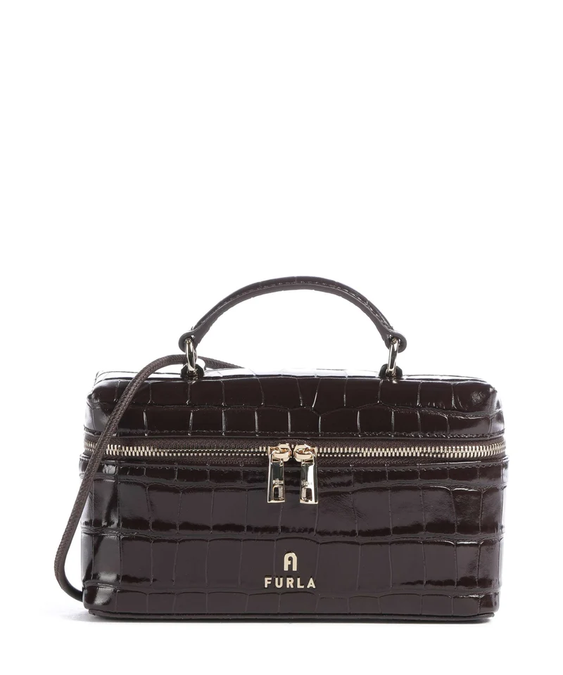 Furla Camelia Micro Borsa a tracolla cioccolato