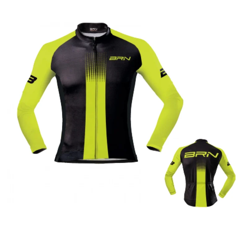Maglia BRN Manica Lunga Uomo Giallo