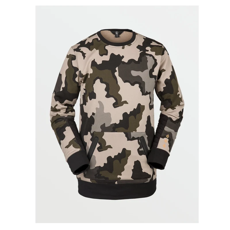 Let It Storm Crew Fleece Felpa Snowboard Camo