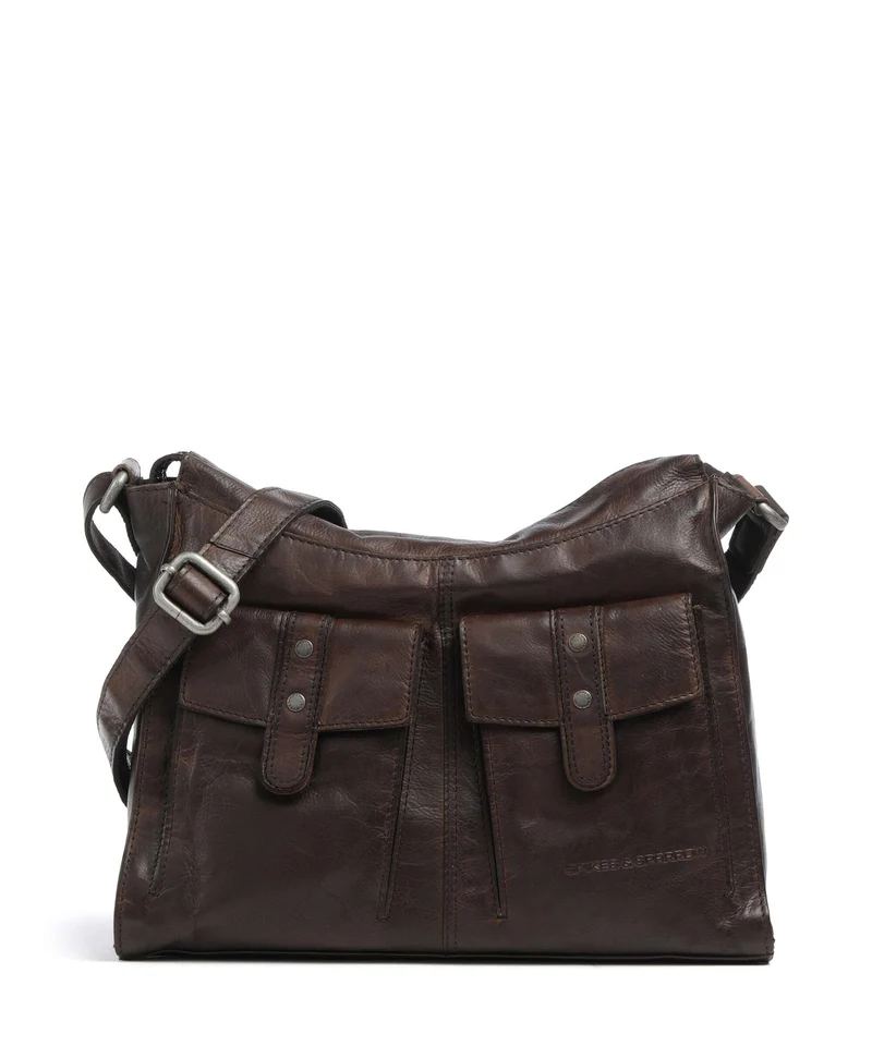 Spikes & Sparrow Apache Samara Borsa hobo dark brown