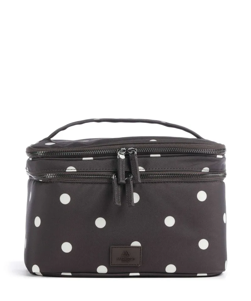 Markberg Treasure Borsa da toilette polka dot/brown