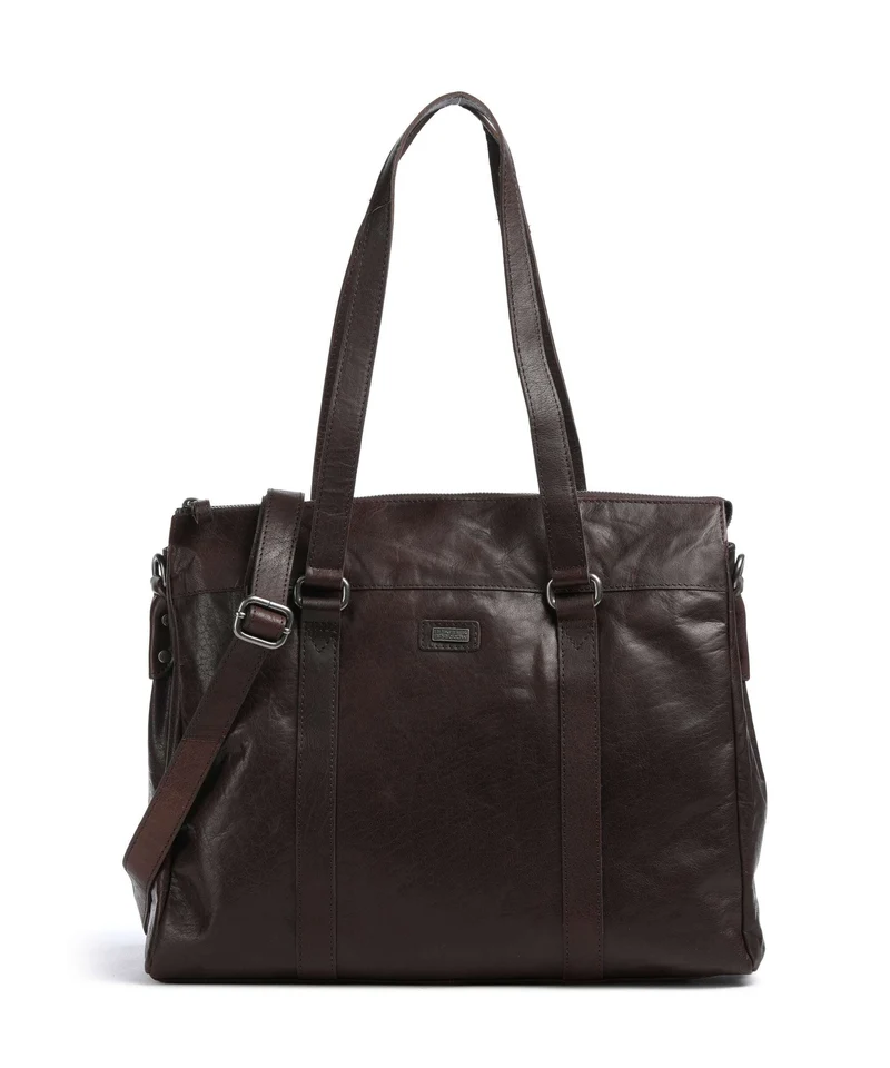 Spikes & Sparrow Bronco California Borsa shopper dark brown