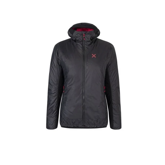Eiger Jkt Woman Giacca Montagna Donna Nero Rosa Sugar