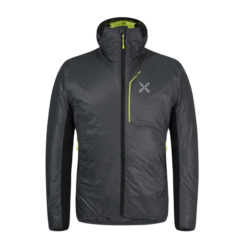 Eiger Jkt Giacca Montagna Uomo Piombo Verde Lime