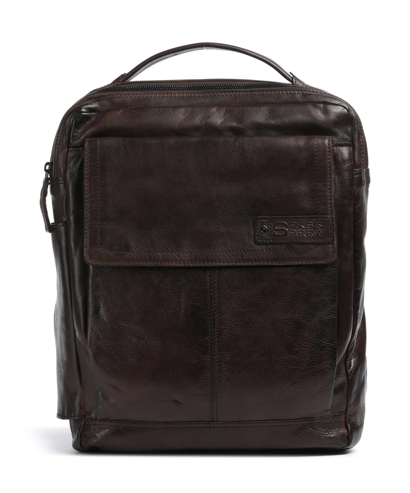 Spikes & Sparrow Apache Fred Zaino porta pc dark brown