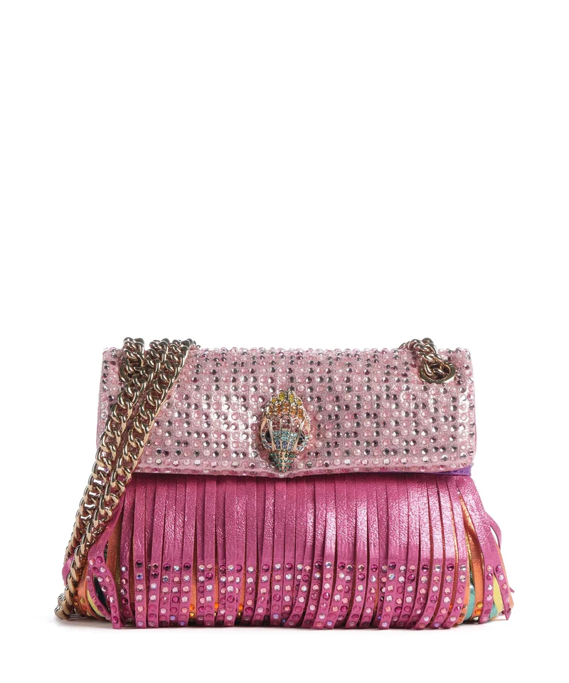 Kurt Geiger Kensington Mini Fringe Borsa a spalla multi