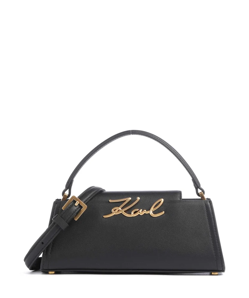 Karl Lagerfeld K/Signature Mini Borsa a mano black/gold