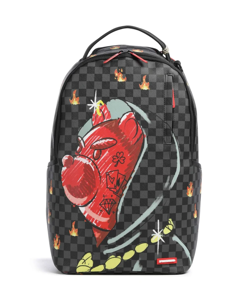 Sprayground Diablo Sketchy Hoodie Zaino multicolour