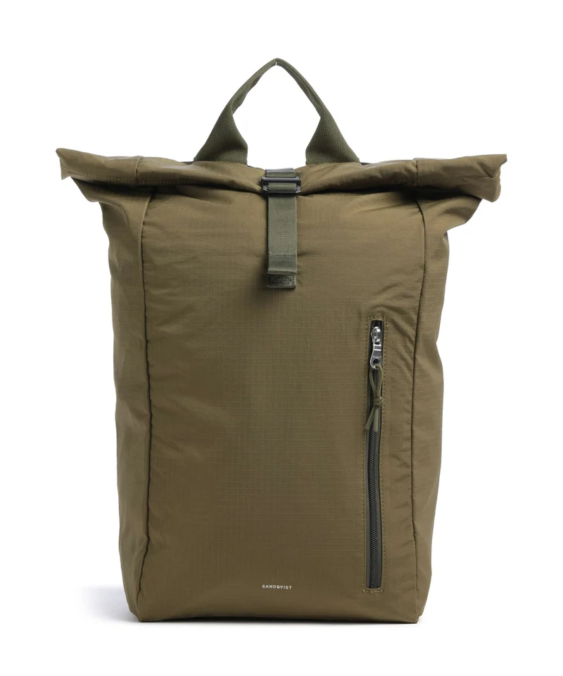 Sandqvist Grid Zaino roll-top olive