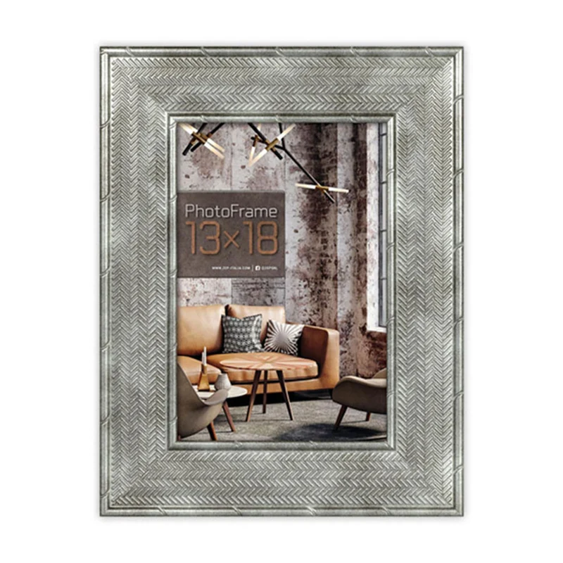 Cornice in plastica "Andria Silver" (13x18)/(15x20) - Art. KA675S/KA668S