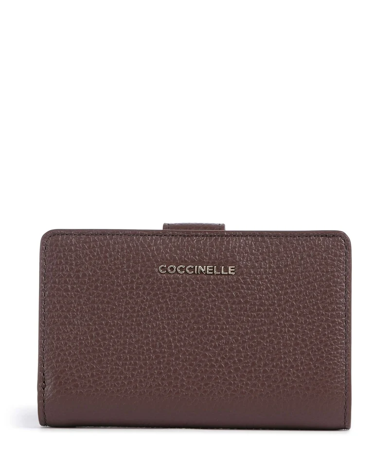 Coccinelle Metallic Soft Portafoglio berry