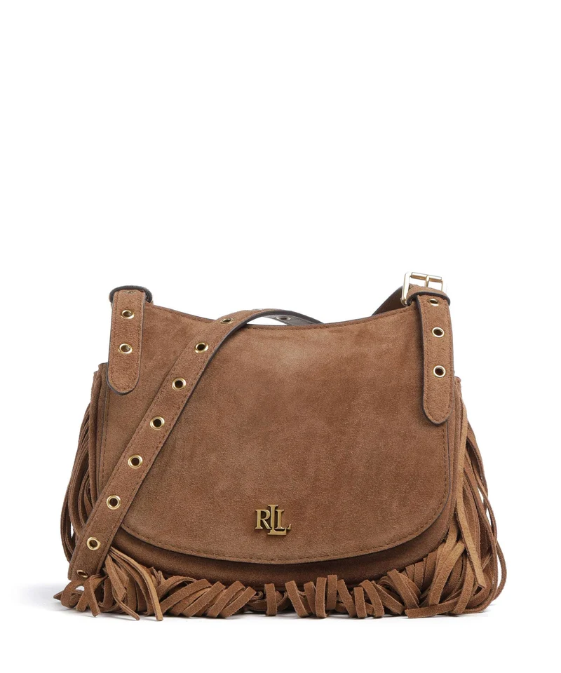 Lauren Ralph Lauren Marcy Medium Borsa a tracolla light tobacco
