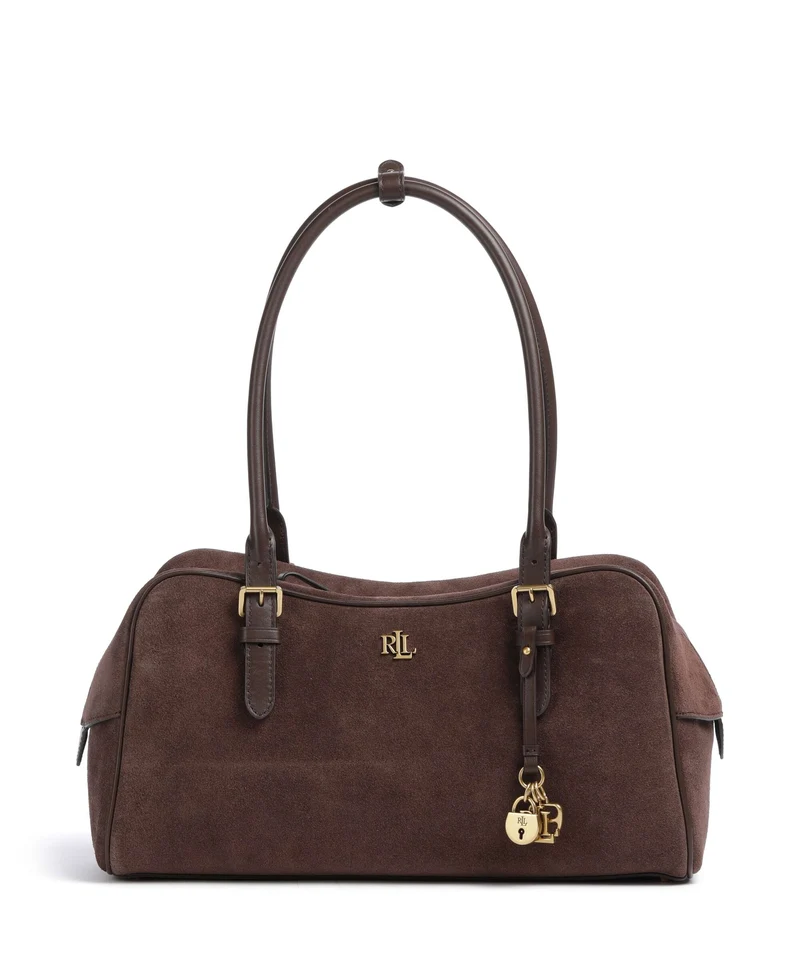 Lauren Ralph Lauren Marcy Large Borsa a spalla chestnut brown