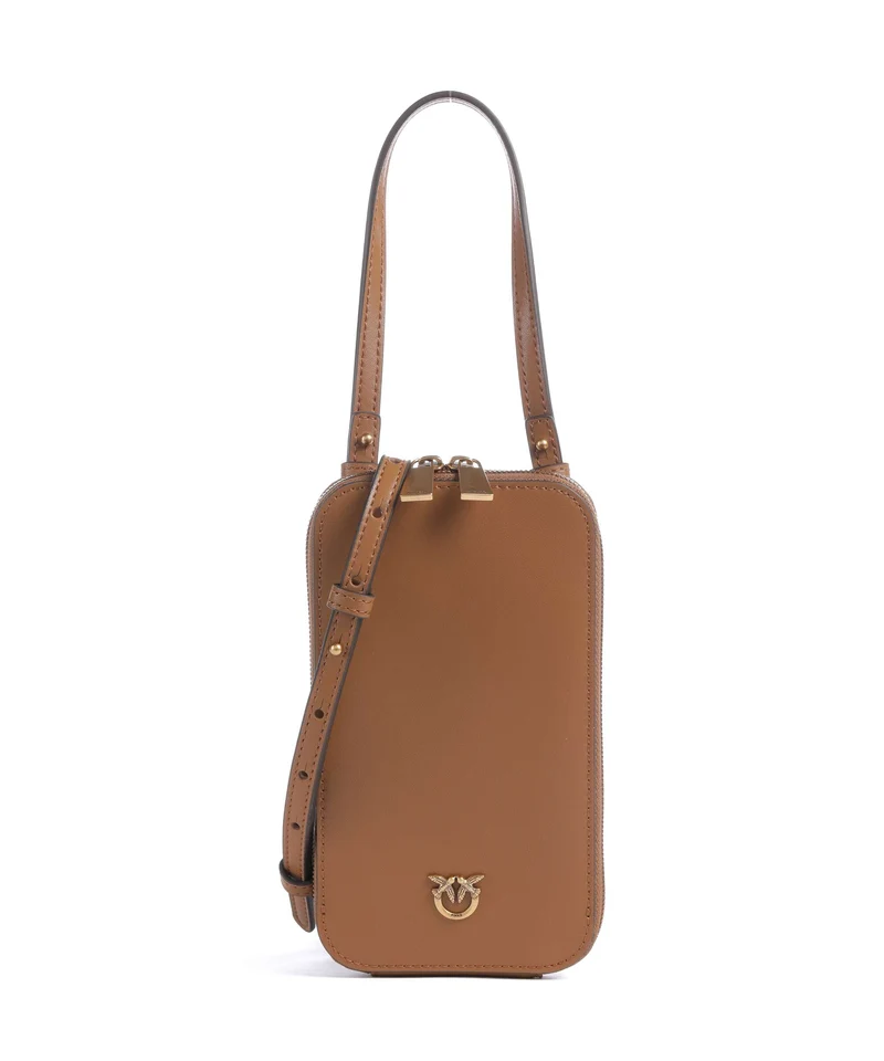 Pinko Borsetta porta cellulare marrone/caramella/antique gold