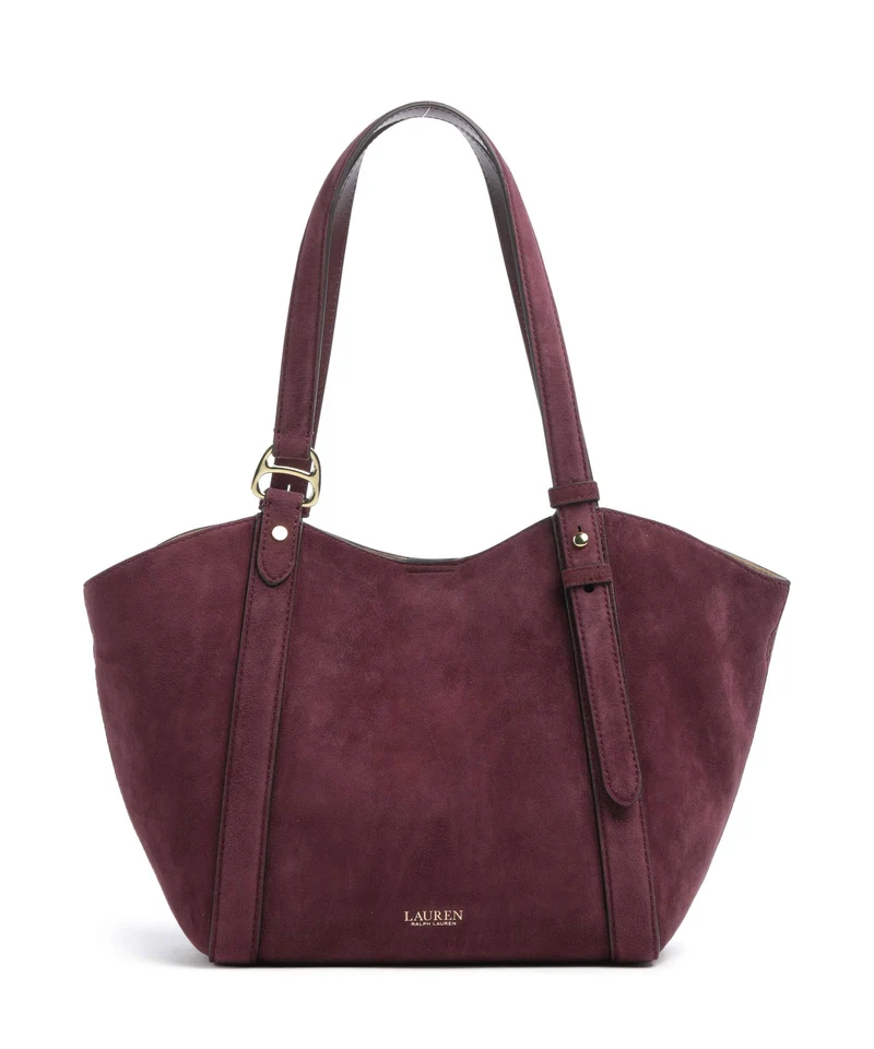 Lauren Ralph Lauren Tasha Small Borsa shopper dark garnet