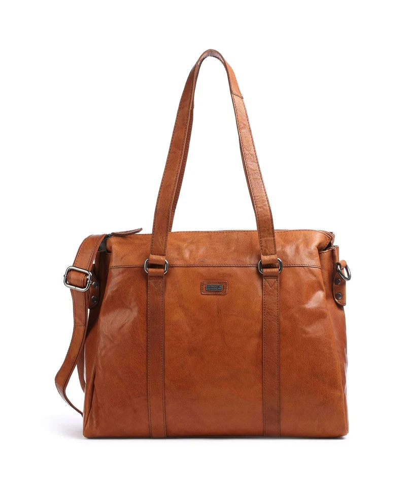 Spikes & Sparrow Bronco Borsa shopper brandy
