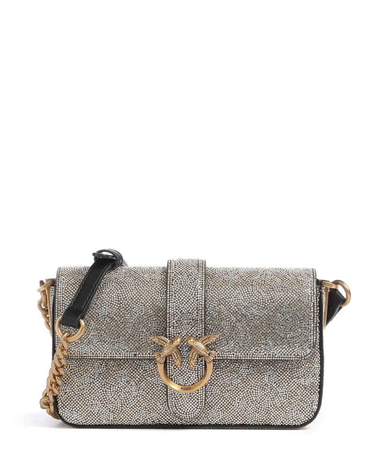 Pinko Love One Baby Slouchy Borsa a tracolla oro/antique gold