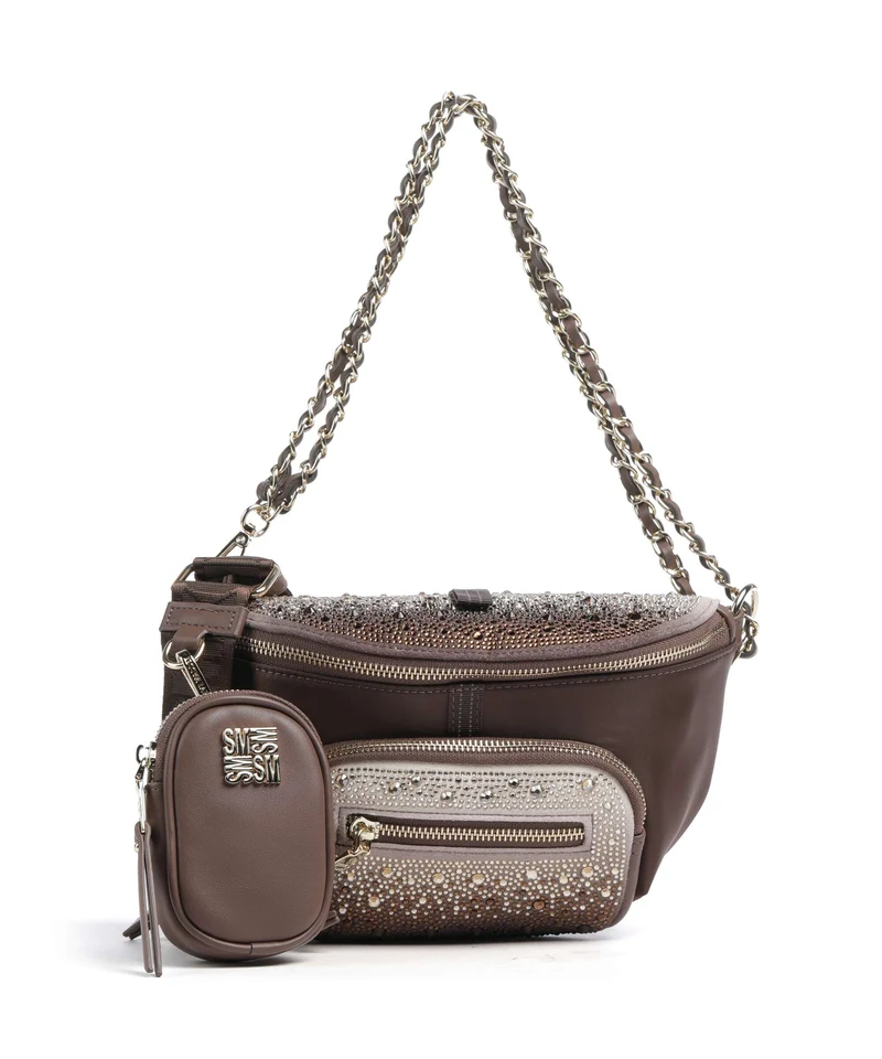 Steve Madden BMAXIMA-S Borsa a spalla chocolate/gold
