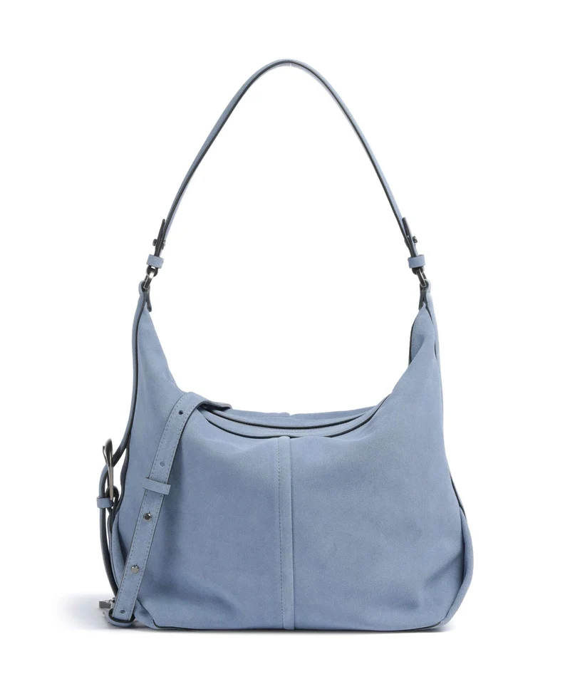 Liebeskind Paris II Hydro Suede M Borsa hobo flower blue