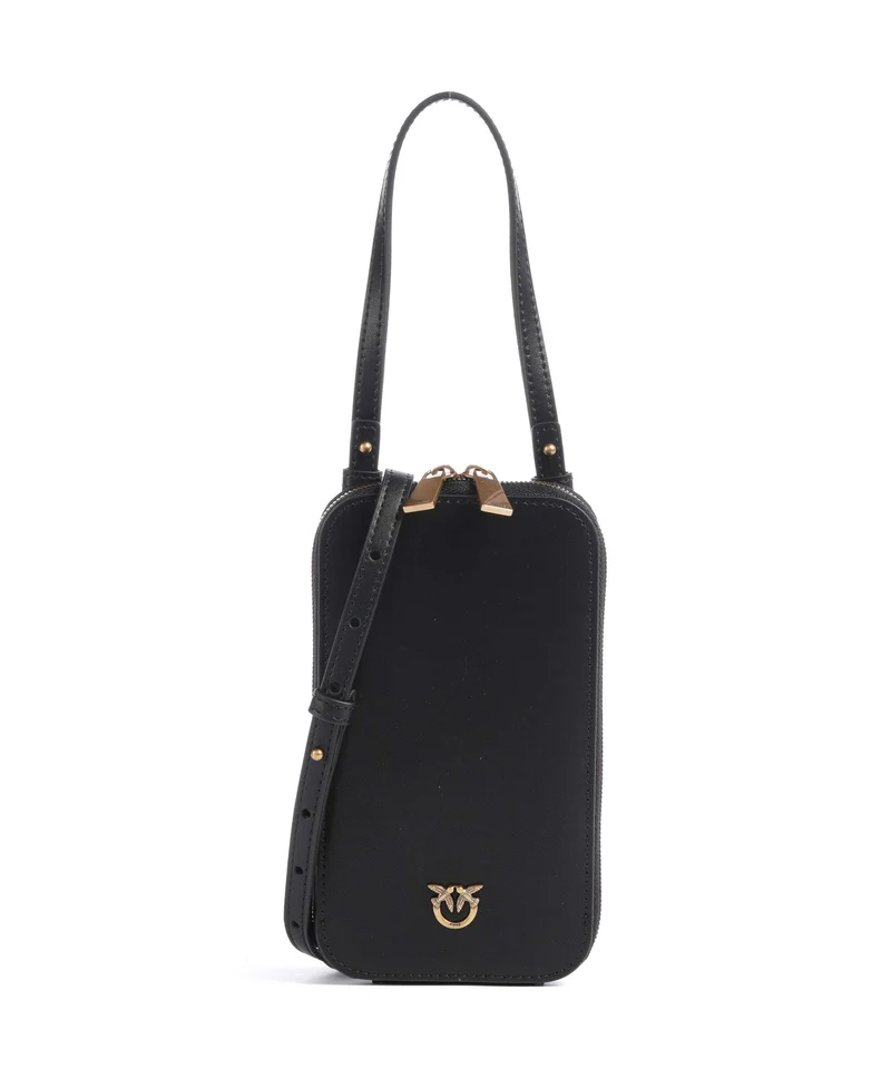 Pinko Borsetta porta cellulare nero/antique gold