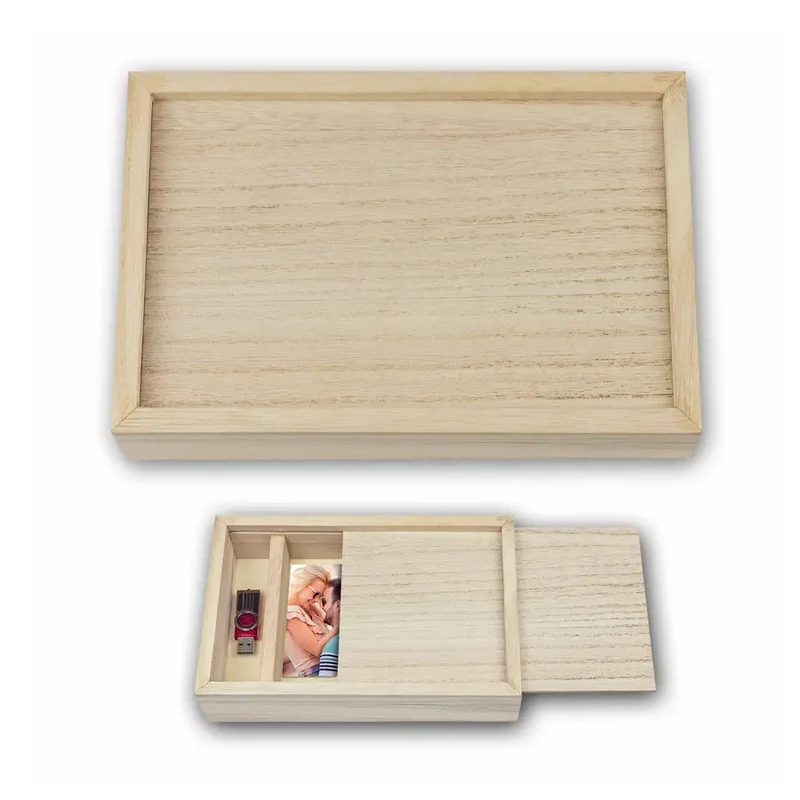 Box in legno "USB Brown" (15x20) - Art. CX7568