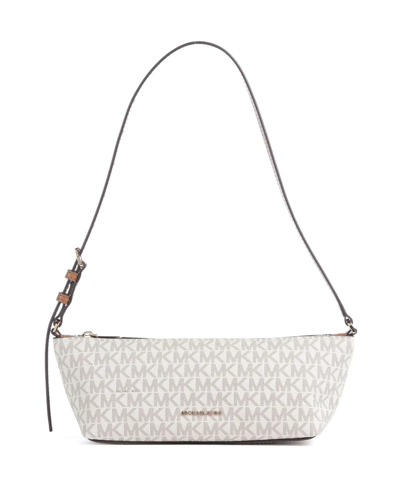 Michael Kors Laila Small Borsa a spalla vanilla/acorn