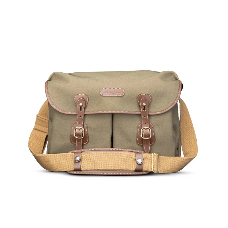 Billingham Borsa Icon FibreNyte Salvia/Bordi Cuoio cioccolato