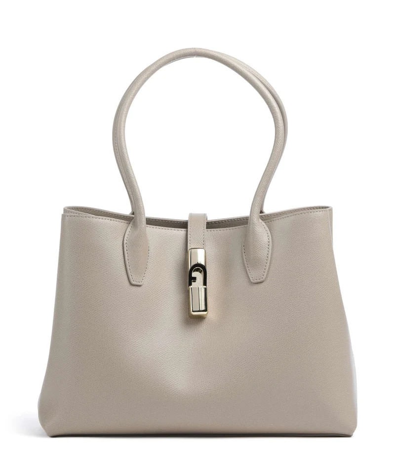 Furla Goccia M Borsa shopper linen