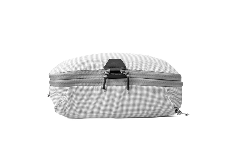 Packing Cube Medium - Bianco Raw Quadrettato