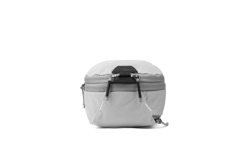Packing Cube Small - Bianco Raw quadrettato