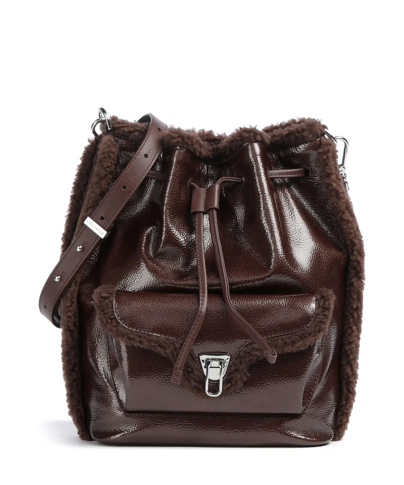 Coccinelle Beat Borsa a secchiello berry