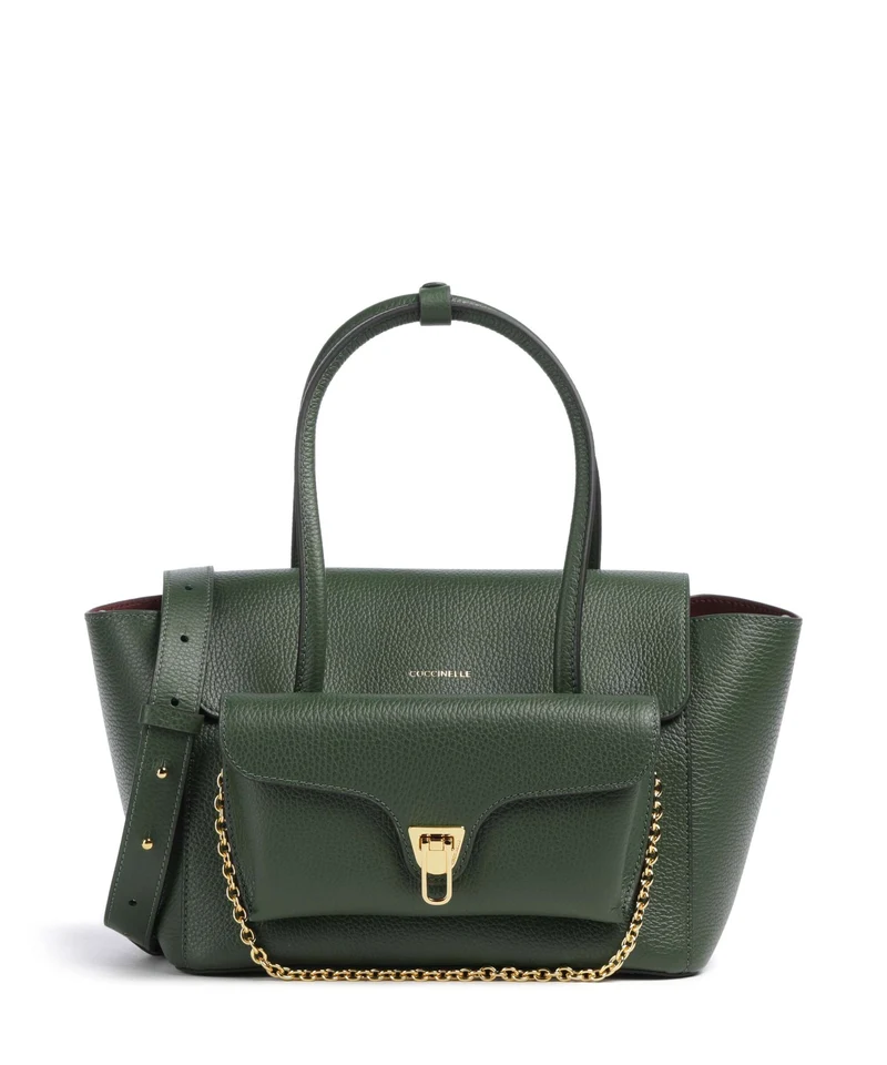Coccinelle Beat Double Borsa a mano garden green