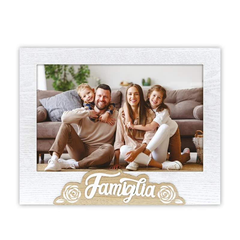 Cornice in legno "Famiglia" (15x20) - Art. EA3768