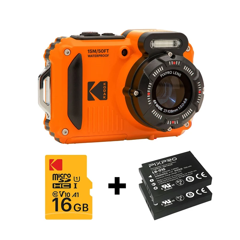 Kodak PixPro Waterproof WPZ2 COMBO (Orange) Limited Edition