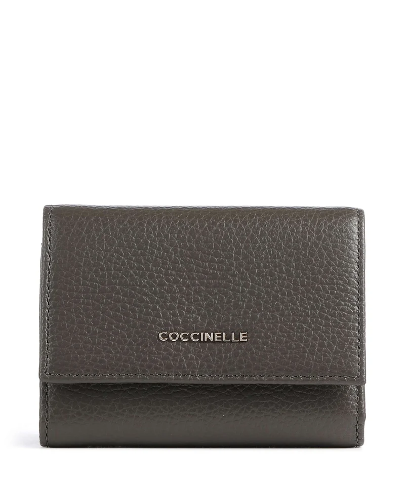 Coccinelle Metallic Soft Portafoglio fango