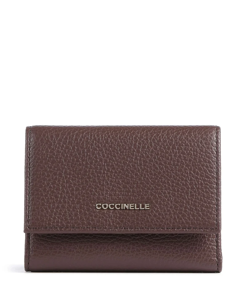 Coccinelle Metallic Soft Portafoglio berry